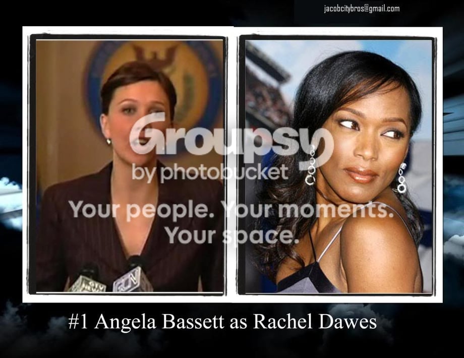 Angela as Rachel