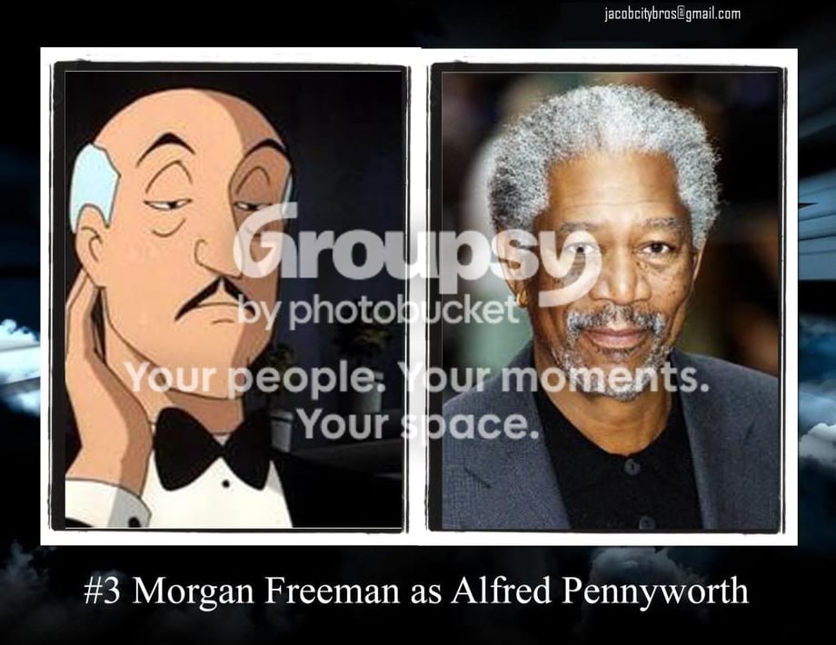 #3-2 Morgan Freeman as Alfred