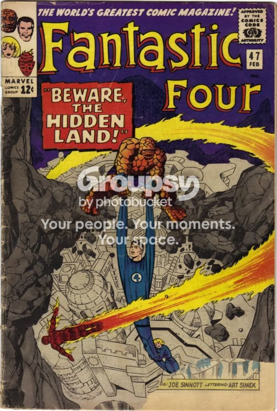 Fantastic Four #47 Front Cover Pictures, Images and Photos
