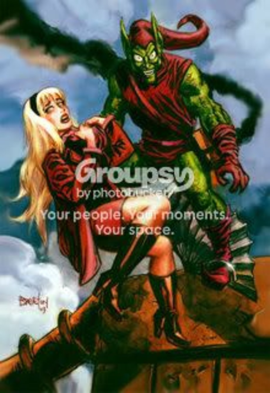 Green Goblin &amp; Gwen Stacy Pictures, Images and Photos