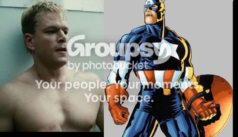 Matt Damon as Captain America
