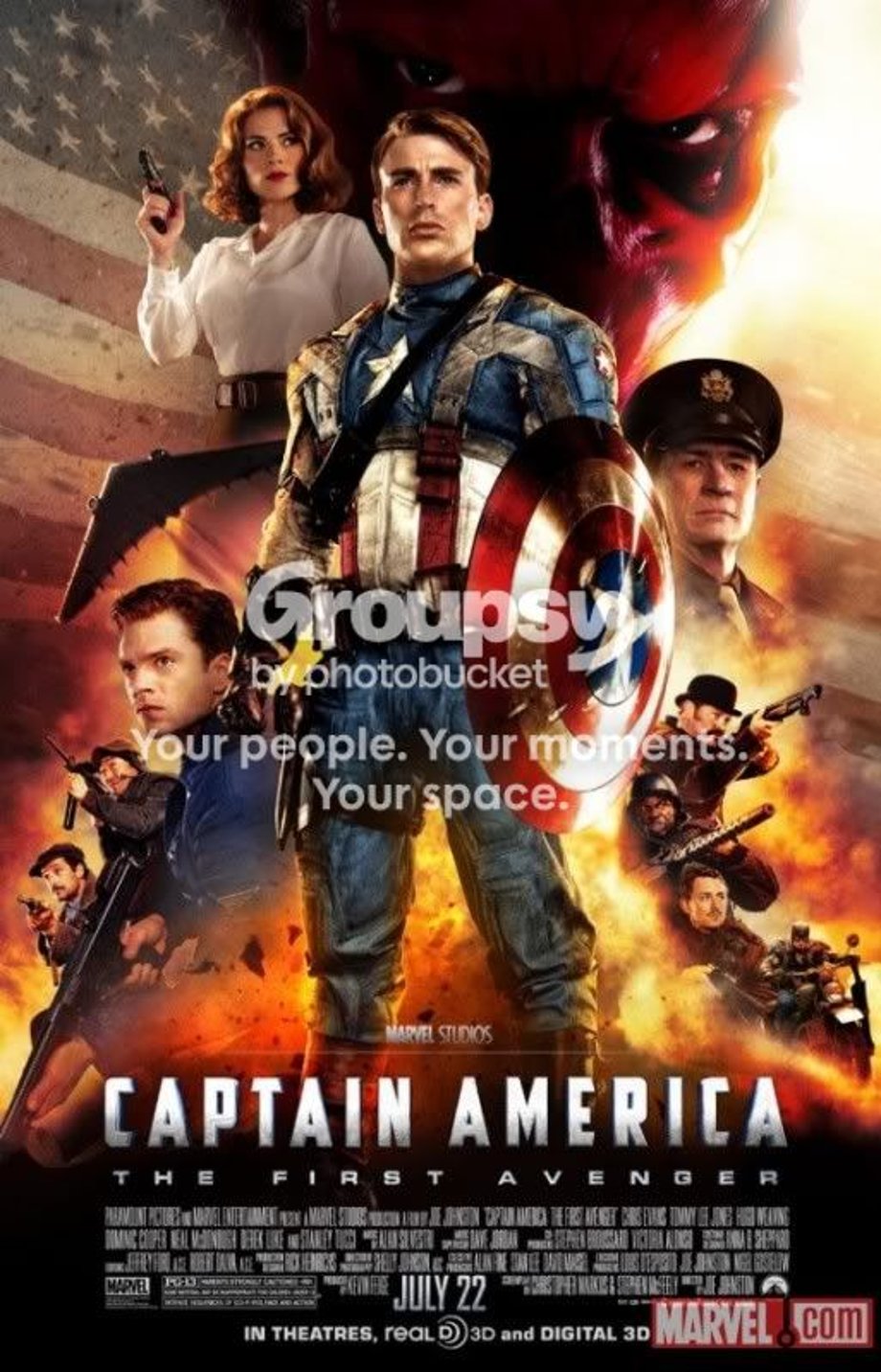 Captain America The First Avenger poster Pictures, Images and Photos