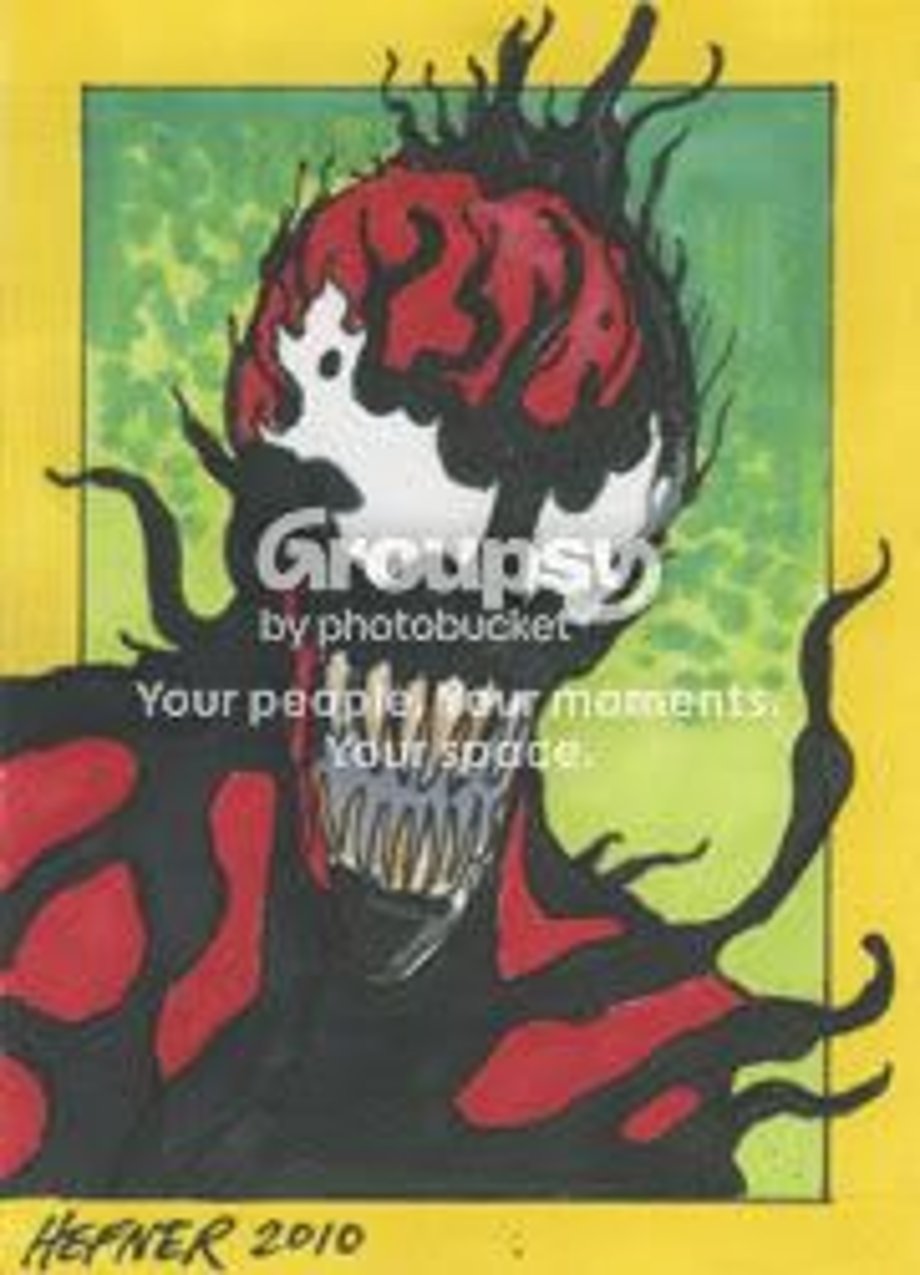 Carnage Sketch Card by Hal Hefner Pictures, Images and Photos
