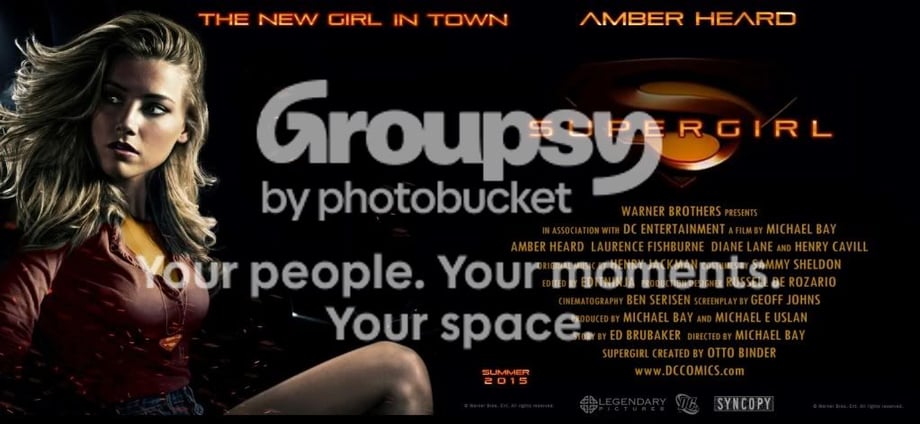 Amber Heard As Supergirl Movie Cast Banner By EditNinja, Amber Heard As Supergirl Movie Cast Banner By EditNinja