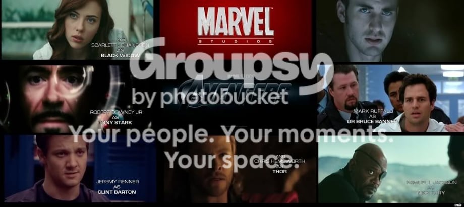 The Avengers 2012 TV Show FaceCaps collage