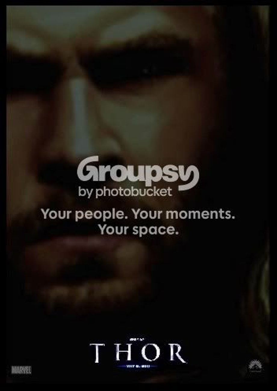 THOR Custom Movie Poster Dark Contrast By EditNinja