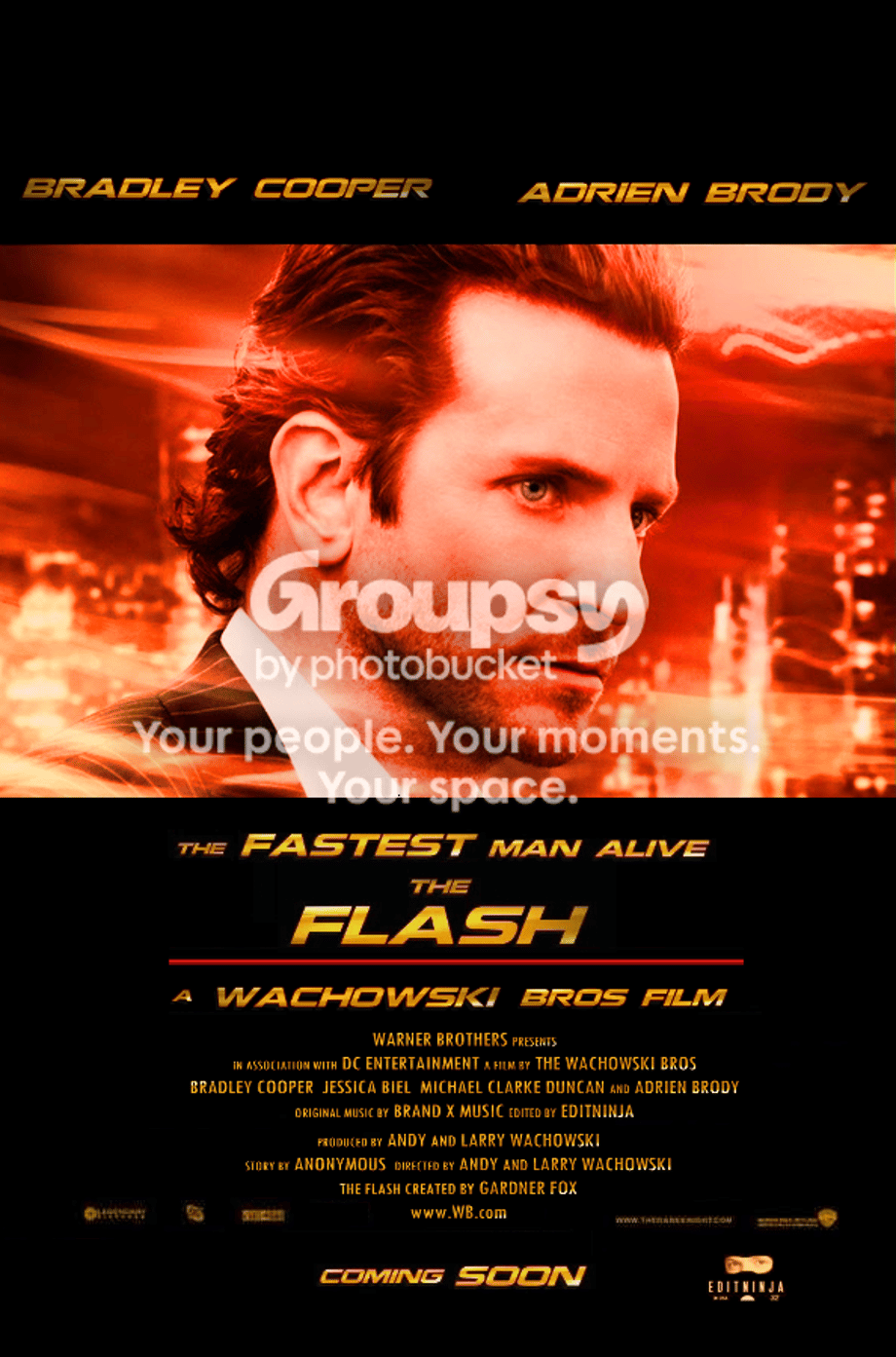 The Flash Movie Poster Bradley Cooper 005 By EditNinja