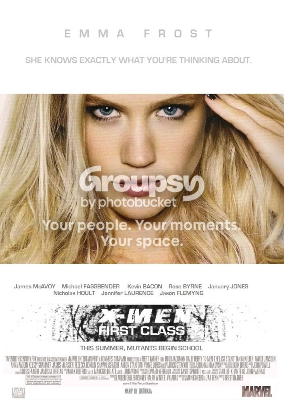 X-MEN First Class Poster 30 Emma Frost By EditNinja