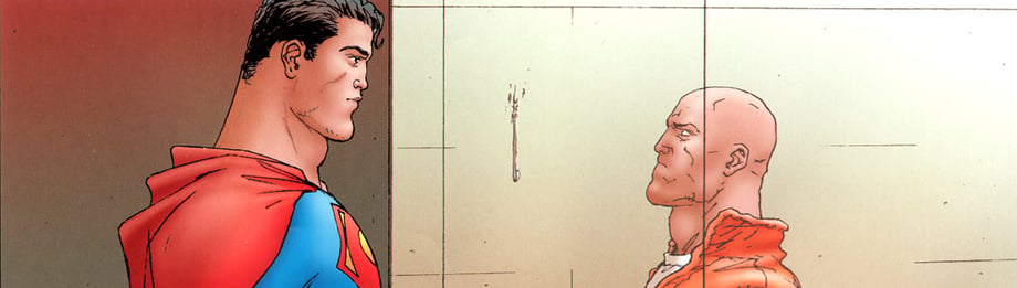 Image result for all star superman lex spit