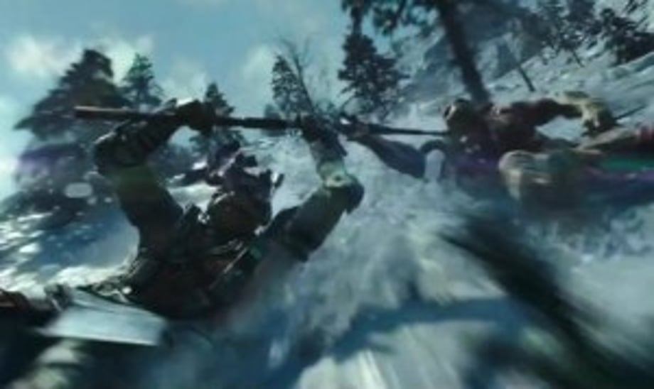 Donny & Raph in the films best action set piece.