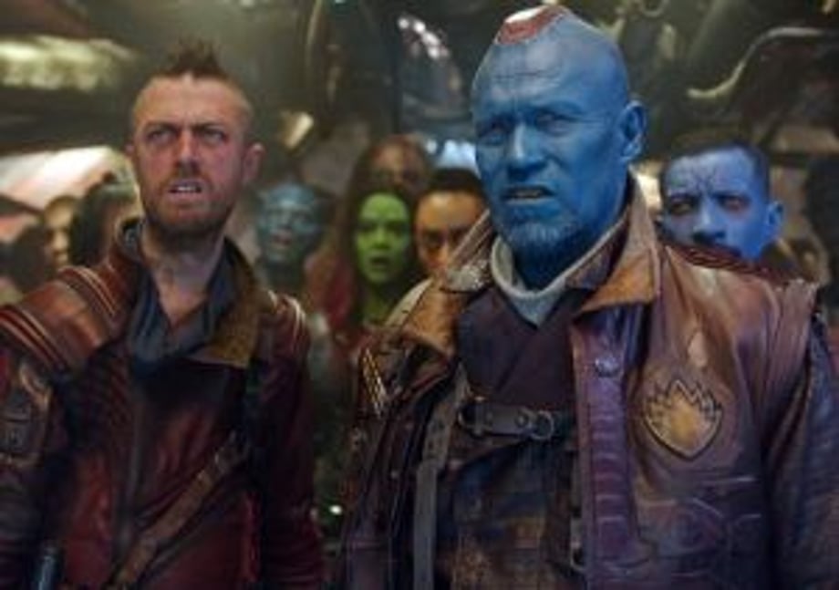 Yondu (Michael Rooker) and Kraglin (Sean Gunn)