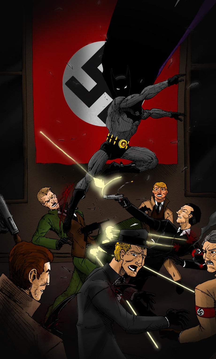 A Raid in the Golden Age of Gotham