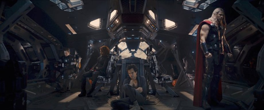 Post battle inside a Quinjet