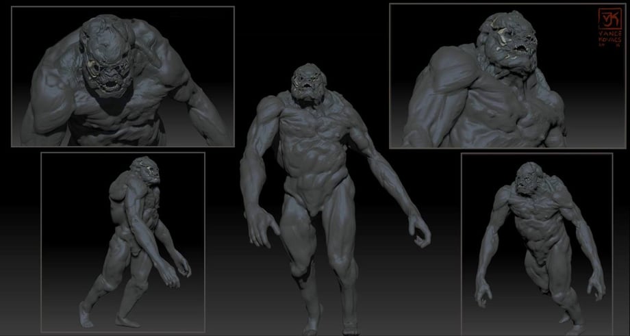 Batman v Superman Doomsday concept art