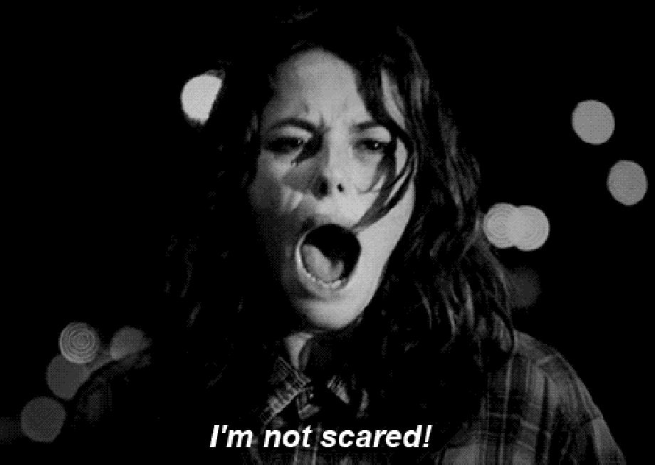 Image result for afraid gif tumblr