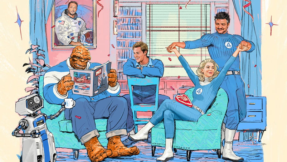 THE FANTASTIC FOUR Begins Filming As Pedro Pascal Shares Full Cast Photo Of Marvel's First Family