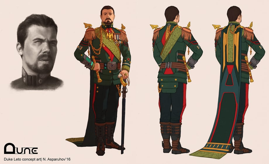 Image result for duke leto atreides art