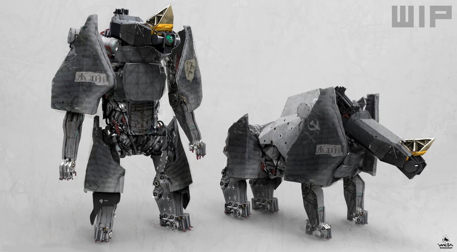 Rhino - Artist: Aaron Beck