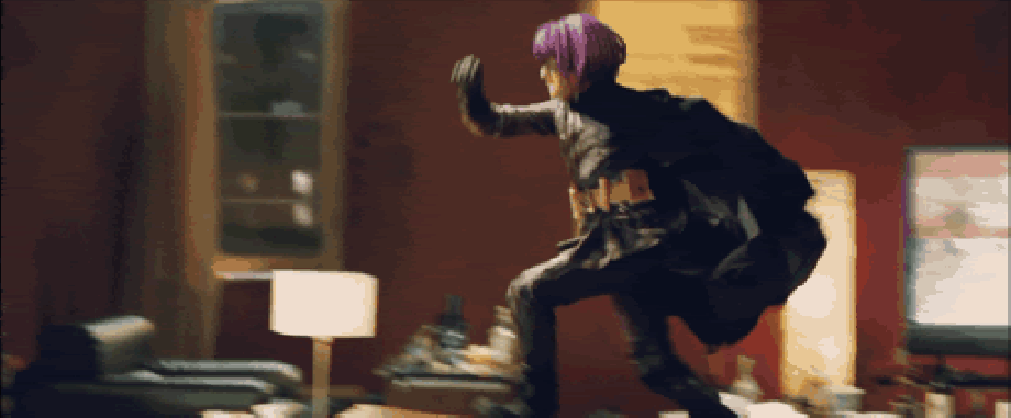 Image result for kick ass chloe grace moretz gif