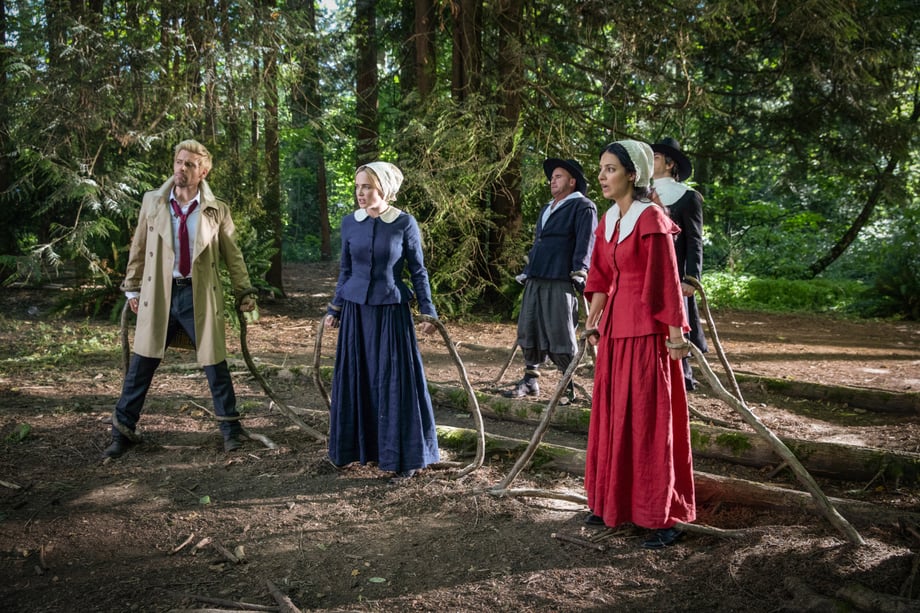 LEGENDS OF TOMORROW: The Waverider Heads To Salem In New Photos From Season 4, Episode 2: "Witch Hunt"