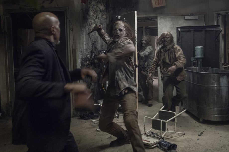 Seth Gilliam as Father Gabriel Stokes - The Walking Dead _ Season 10, Episode 16 - Photo Credit: Jac