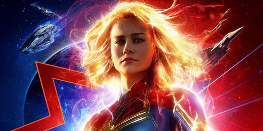 CAPTAIN MARVEL CCXP Poster Features Brie Larson's Carol Danvers Suited Up And Standing Tall