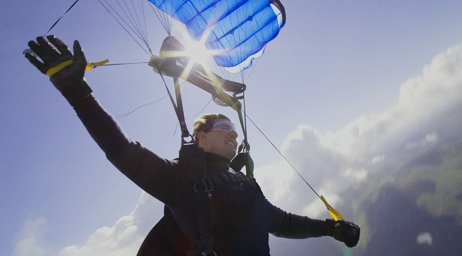 MISSION: IMPOSSIBLE - DEAD RECKONING PART ONE "Speedflying" Featurette Teases Tom Cruise's Most Deadly Stunt