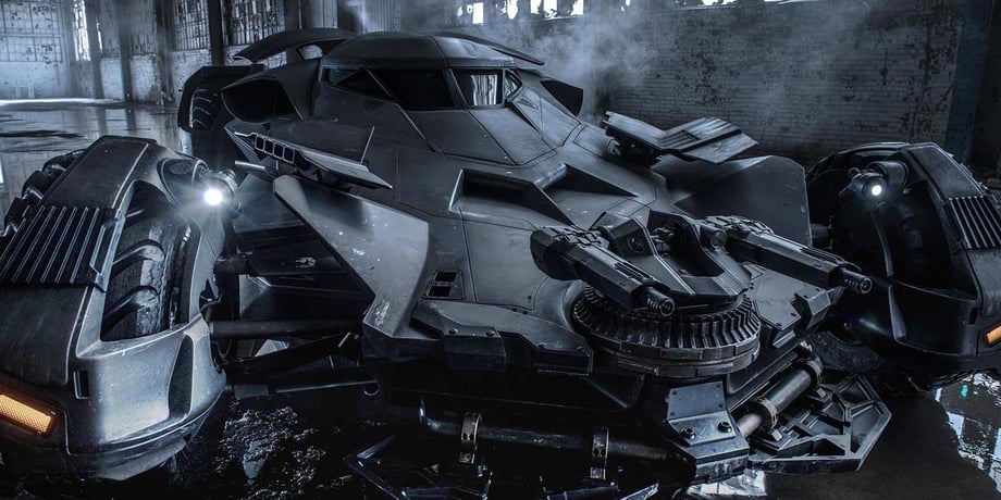 BATMAN v SUPERMAN: Details On The "Sexy" Batmobile, Tumbler Differences, And The Batwing
