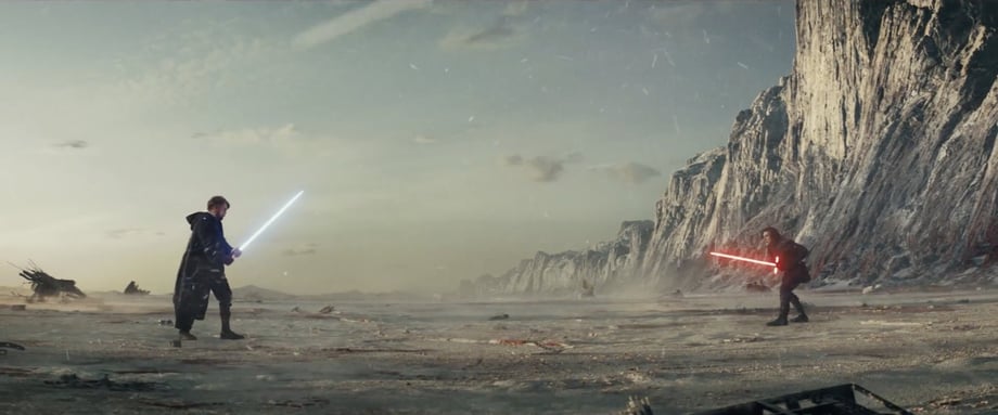 Image result for luke vs kylo