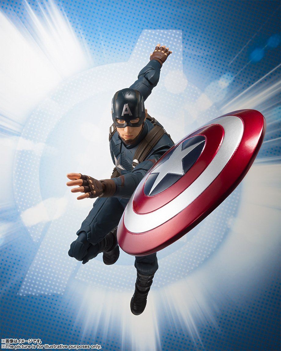 Bandai Tamashii Nations SH Figuarts Avengers Endgame Captain America promo 07