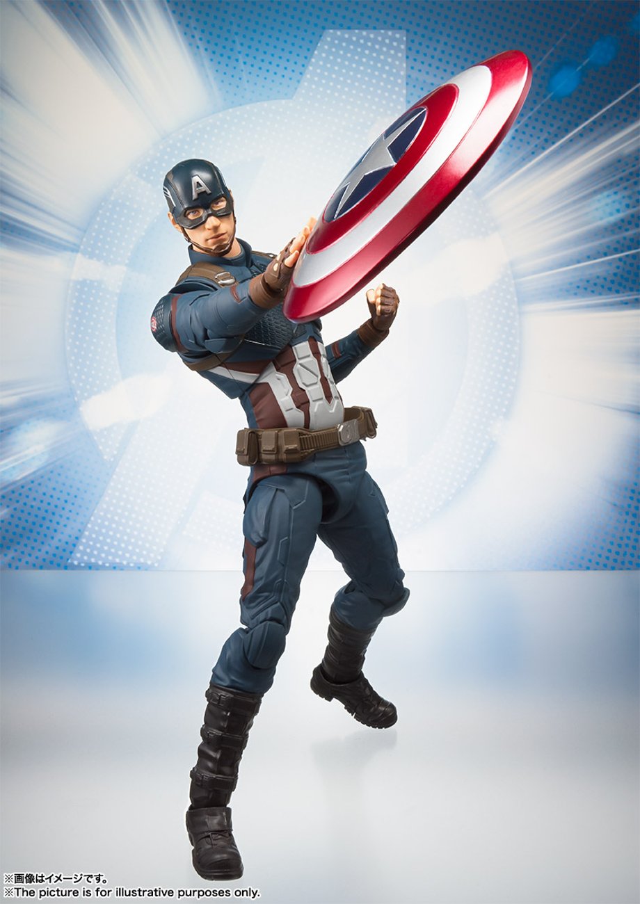 Bandai Tamashii Nations SH Figuarts Avengers Endgame Captain America promo 03
