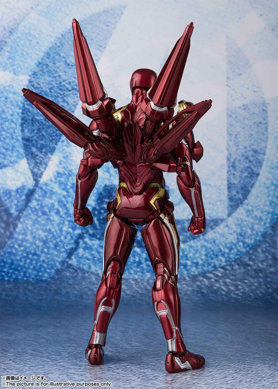 Bandai Tamashii Nations SH Figuarts Avengers Endgame Iron Man Mark 50 Nano Weapon Set 2 promo 03