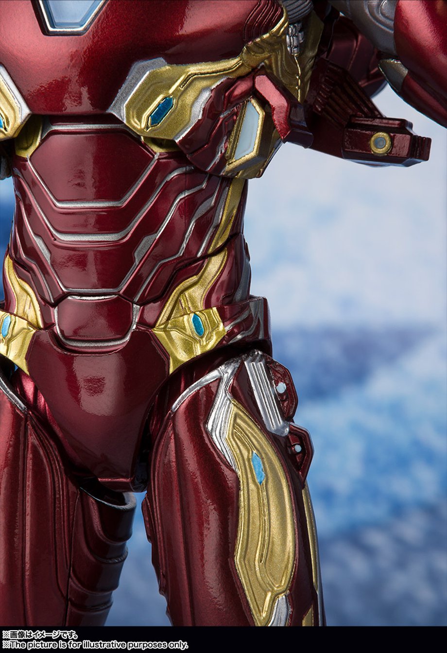 Bandai Tamashii Nations SH Figuarts Avengers Endgame Iron Man Mark 50 Nano Weapon Set 2 promo 04