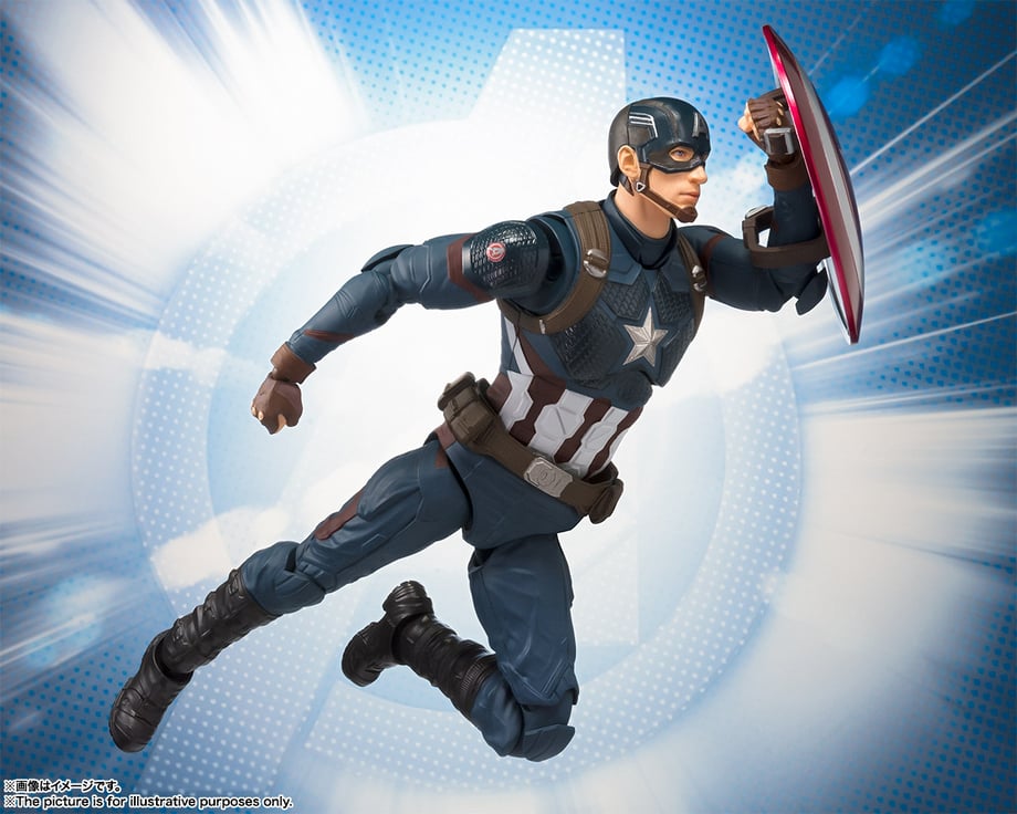 Bandai Tamashii Nations SH Figuarts Avengers Endgame Captain America promo 06