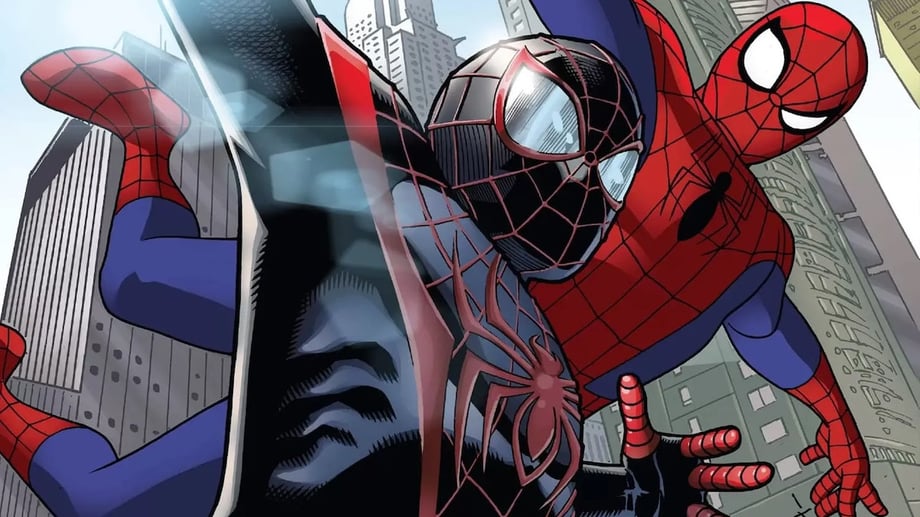 spider verse team up 2014 2 art by dave williams and andrew crossley copy