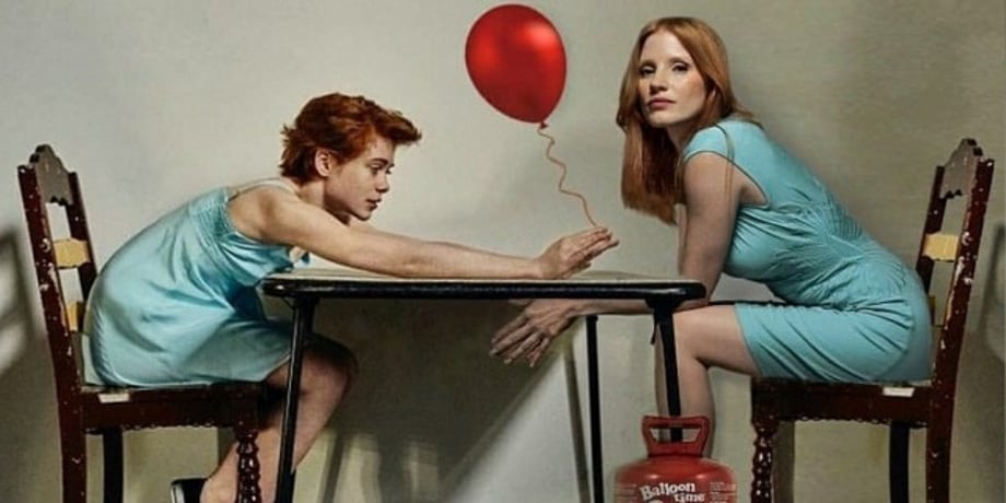 IT: CHAPTER 2 Director Shares A Bloody Photo Of Jessica Chastain As She Wraps Shooting