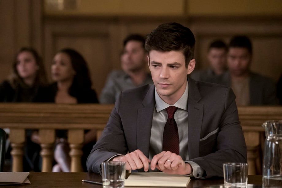 THE FLASH: Barry Allen Is Put On Trial In New Photos From Season 4, Episode 10: "The Trial Of The Flash"