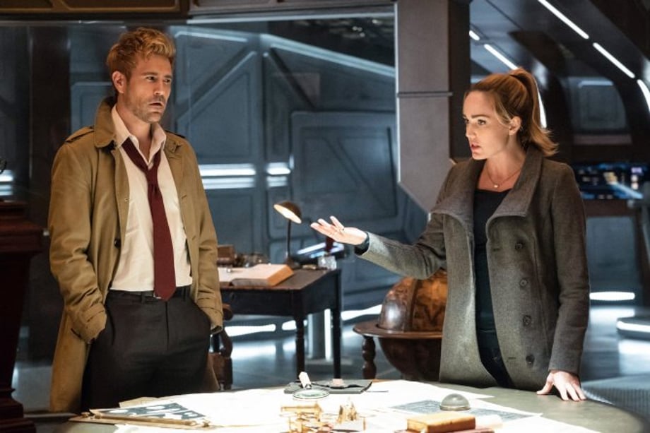 LEGENDS OF TOMORROW: Constantine Boards The Waverider In New Photos From Season 3 Episode 10: "Daddy Darhkest"