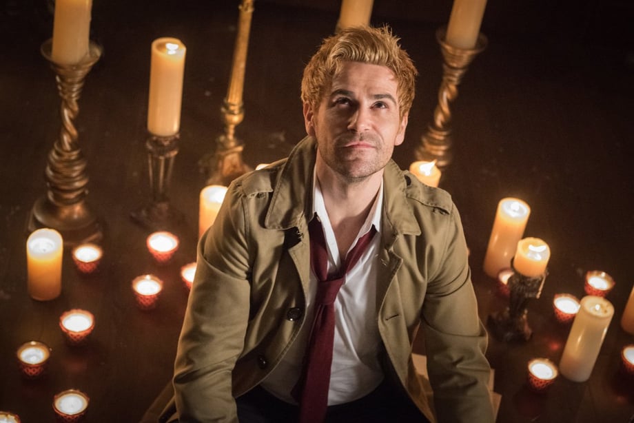 LEGENDS OF TOMORROW: Constantine Is Back In New Photos From Season 3, Episode 15: "Necromancing The Stone"