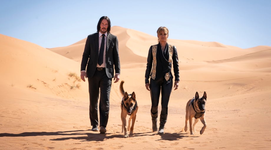 John Wick 3: ParabellumKeanu Reeves and Halle Berry