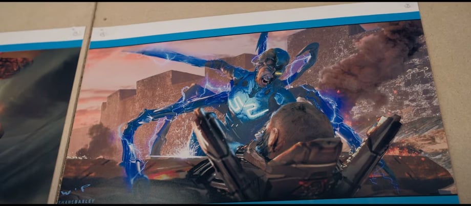 New BLUE BEETLE Behind-The-Scenes Featurette Released Highlighting The Film's Impressive Stunts