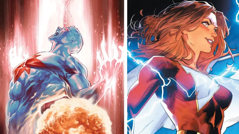 Captain Atom and Mary Marvel in Man of Tomrrow
