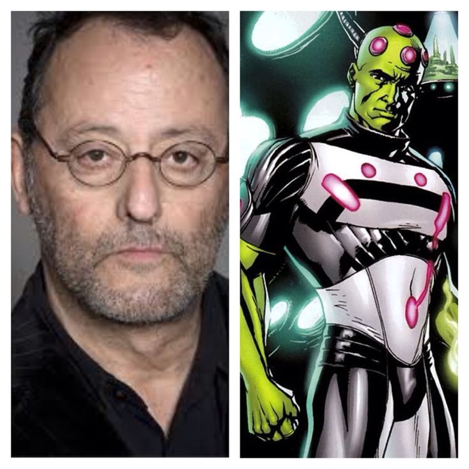 Jean Reno - Brainiac  Brainiac does in fact need to be in a Superman movie one way or another. Reno has the height and an excellent voice. With the right costume, or stand in like Marvel did with Ultron he would do an excellent job. Brainiac's story should be connected to John Corben, Lex should be involved and Sups should need help meaning other heroes should be featured.: 