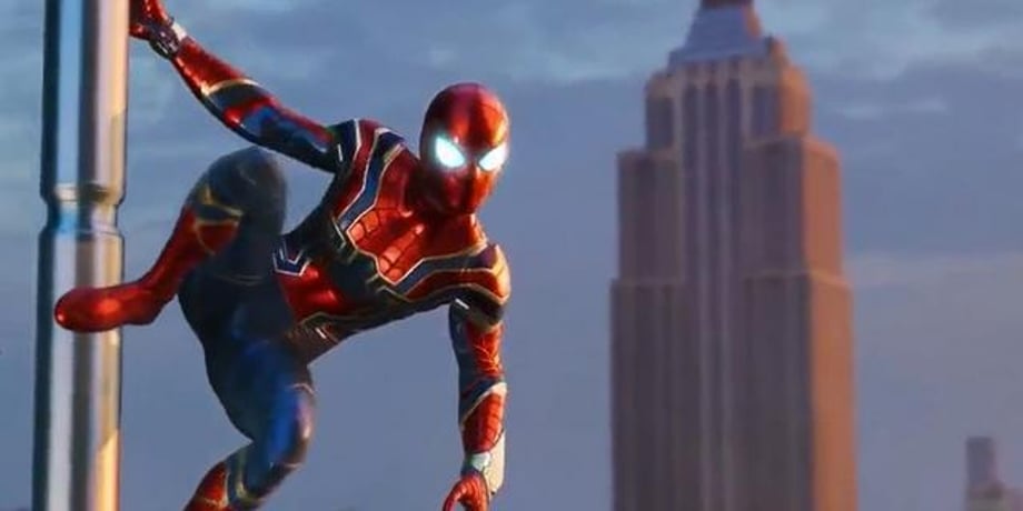 AVENGERS: INFINITY WAR's Iron Spider Suit Confirmed For SPIDER-MAN PS4 In Leaked Video