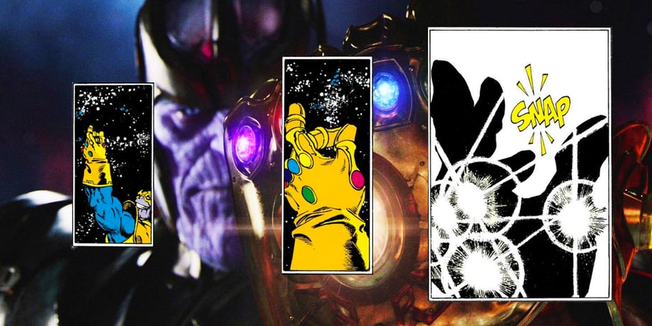Image result for thanos snaps his finger