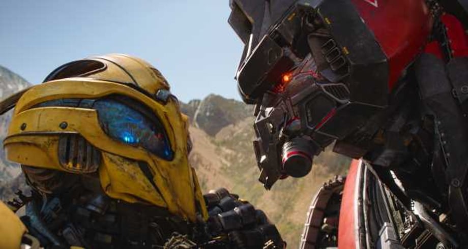BUMBLEBEE Squares Off With Blitzwing In An Action-Packed New Clip; Plus Cool New IMAX Poster