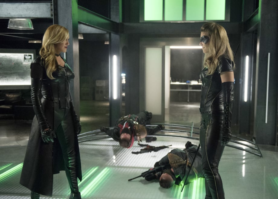 ARROW: It's Black Canary vs. Black Siren In New Promotional Stills From The Season Premiere: "Fallout"