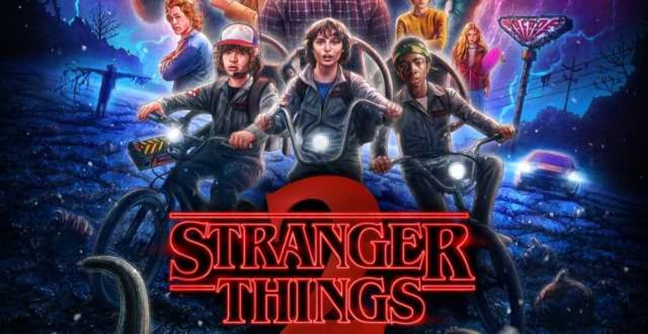 A Spooktacular New STRANGER THINGS Season 2 Poster Arrives Ahead Of Next Week's Netflix Premiere