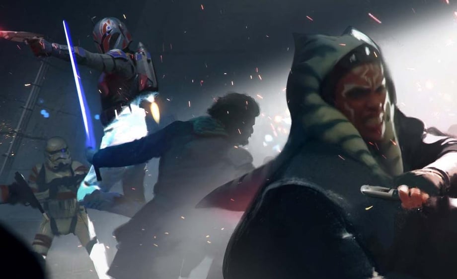 AHSOKA Concept Art Highlights Key Moments Such As Undead Night Trooper Battle, Anakin's Return, & More