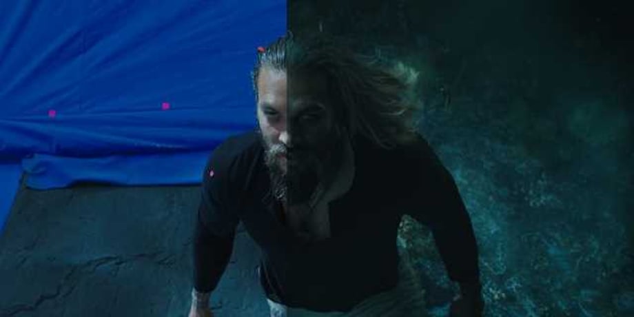 AQUAMAN: Before And After VFX Images Feature The Karathen, Arthur's Transformation...And CGI Hair!